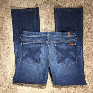 7 For All Mankind Ladies Flynt Denim Jeans Bootcut